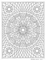 Shield Mandala Drawing