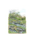 "Spring" (miniature painting 1.5 x 1 inches small)
